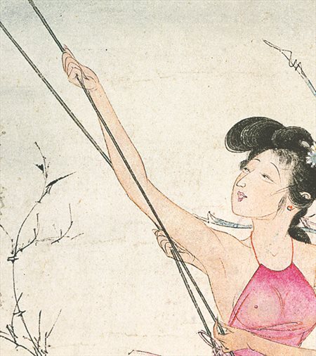 瑞安-胡也佛的仕女画和最知名的金瓶梅秘戏图